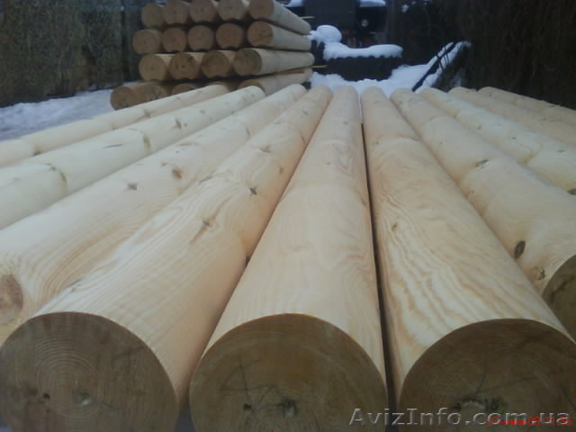 Брус оцилиндрованный - <ro>Изображение</ro><ru>Изображение</ru> #1, <ru>Объявление</ru> #4109