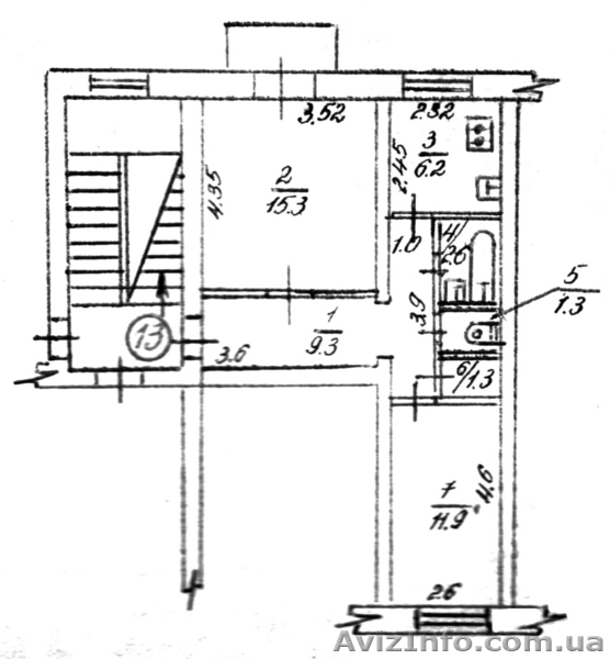 Недвижимость в г.Бердянске (2-х к. у моря) - <ro>Изображение</ro><ru>Изображение</ru> #1, <ru>Объявление</ru> #17609