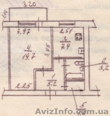 1-КОМ. КВАРТИРА - <ro>Изображение</ro><ru>Изображение</ru> #1, <ru>Объявление</ru> #51372