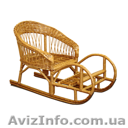 Санки  из лозы\"Татьяна\" - <ro>Изображение</ro><ru>Изображение</ru> #1, <ru>Объявление</ru> #128279