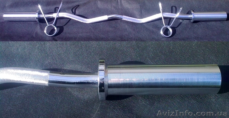 Гриф Олимпийский EZ-образный (слабоизогнутый):  - <ro>Изображение</ro><ru>Изображение</ru> #1, <ru>Объявление</ru> #172336