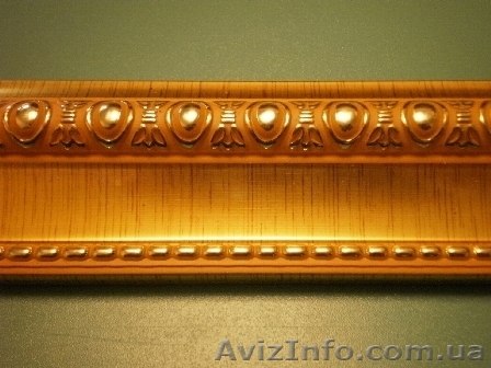 Продам пластиковый багет 42 мм под золото для изготовления рамок для фотографий. - <ro>Изображение</ro><ru>Изображение</ru> #1, <ru>Объявление</ru> #166590