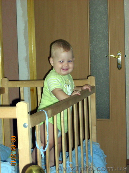 Кроватка деревянная с матрасиком - <ro>Изображение</ro><ru>Изображение</ru> #1, <ru>Объявление</ru> #270691