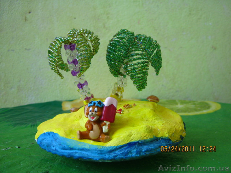 деревья и цветы из бисера - <ro>Изображение</ro><ru>Изображение</ru> #1, <ru>Объявление</ru> #295128