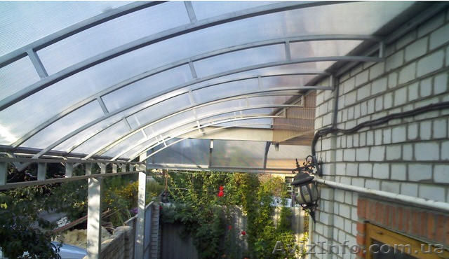 Навесы из поликарбоаната в Днепропетровске - <ro>Изображение</ro><ru>Изображение</ru> #1, <ru>Объявление</ru> #372749