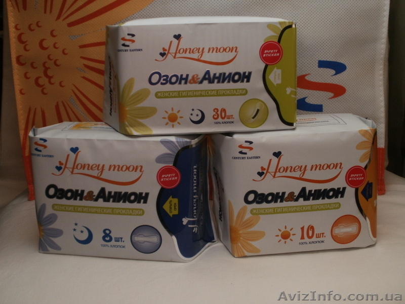 Лечебно-профилактические прокладки «ОЗОН & АНИОН» Honey Moon - <ro>Изображение</ro><ru>Изображение</ru> #1, <ru>Объявление</ru> #448925