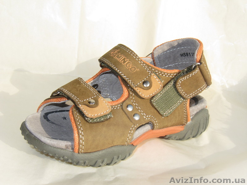 Сандали для мальчика хаки на липучках - <ro>Изображение</ro><ru>Изображение</ru> #1, <ru>Объявление</ru> #618449