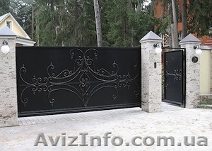 Ворота Днепропетровск ворота откатные распашные ворота  - <ro>Изображение</ro><ru>Изображение</ru> #1, <ru>Объявление</ru> #677004