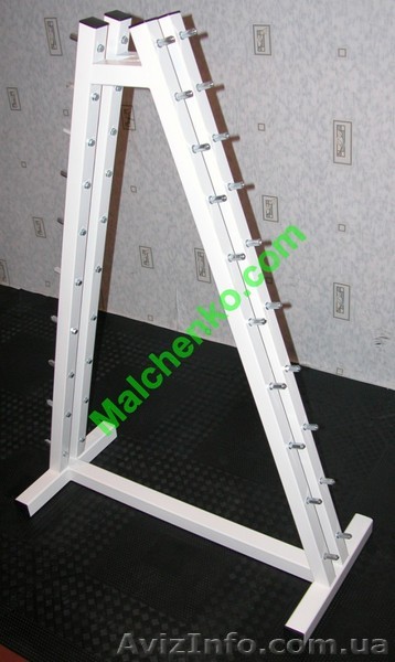 Стойка для гантелей (10 пар) (профессиональная серия)  - <ro>Изображение</ro><ru>Изображение</ru> #1, <ru>Объявление</ru> #708335