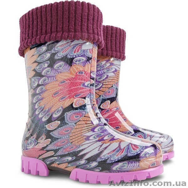 Яркие резиновые сапоги демар из польши. - <ro>Изображение</ro><ru>Изображение</ru> #1, <ru>Объявление</ru> #735942