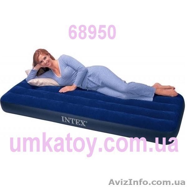 Надувной матрас велюровый Intex Интекс 68950 - <ro>Изображение</ro><ru>Изображение</ru> #1, <ru>Объявление</ru> #765128