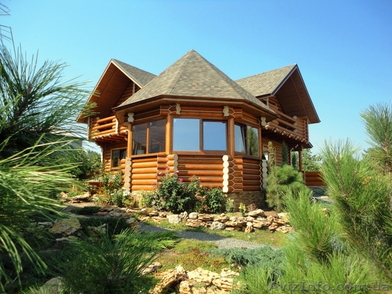 Деревянные дома, беседки,бани из оцилиндрованного бревна - <ro>Изображение</ro><ru>Изображение</ru> #1, <ru>Объявление</ru> #785847