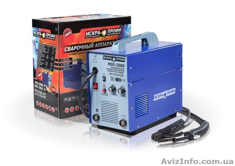 Продам сварочный инверторный полуавтомат ИСКРА ПРОФИ MIG-250 - <ro>Изображение</ro><ru>Изображение</ru> #1, <ru>Объявление</ru> #847218