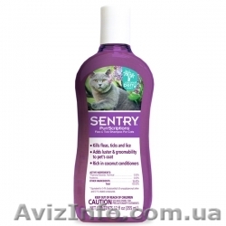 SENTRY ПУРРСКРИПШНС (PurrScriptions) кокос ягода шампунь отблох клещей для котов - <ro>Изображение</ro><ru>Изображение</ru> #1, <ru>Объявление</ru> #855486