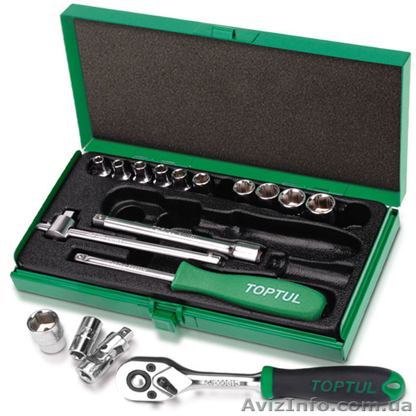 Набор инструмента 17 ед. TOPTUL - <ro>Изображение</ro><ru>Изображение</ru> #1, <ru>Объявление</ru> #877647