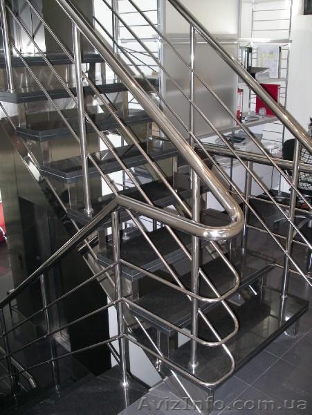 Лестницы и перила из нержавеющей стали в Днепропетровске - <ro>Изображение</ro><ru>Изображение</ru> #1, <ru>Объявление</ru> #879344