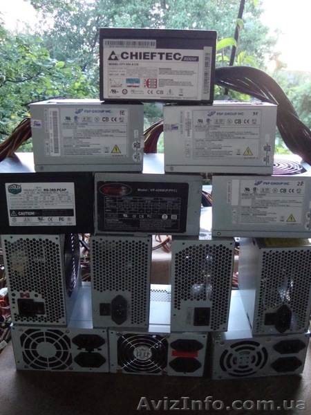 Продаю блоки питания б/у для стационарных компьютеров. - <ro>Изображение</ro><ru>Изображение</ru> #1, <ru>Объявление</ru> #921206