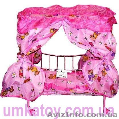 Продаем - Детская кроватка для кукол с балдахином 9350 - <ro>Изображение</ro><ru>Изображение</ru> #1, <ru>Объявление</ru> #937015