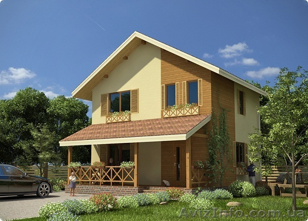 Деревянные каркасные дома  - <ro>Изображение</ro><ru>Изображение</ru> #1, <ru>Объявление</ru> #930728