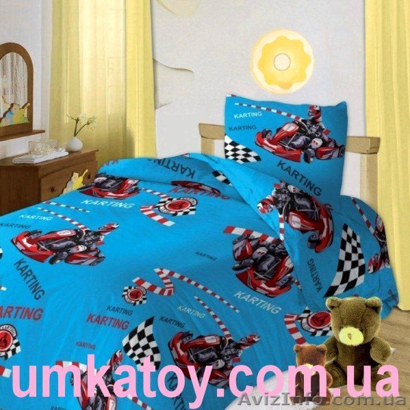Продаем детское постельное белье Картинг ТМ Тотошка (подростковый) - <ro>Изображение</ro><ru>Изображение</ru> #1, <ru>Объявление</ru> #962207