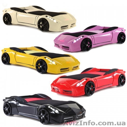 Детские кровати – машинки Ferrari Car. - <ro>Изображение</ro><ru>Изображение</ru> #1, <ru>Объявление</ru> #1000135