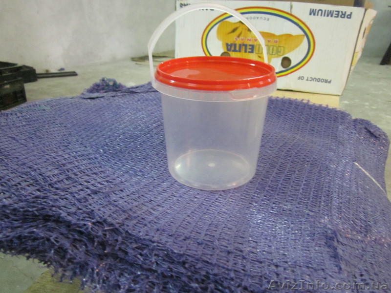 Продам пищевую тару, ведра из пищевого пластика ем.1л. - <ro>Изображение</ro><ru>Изображение</ru> #1, <ru>Объявление</ru> #1006501