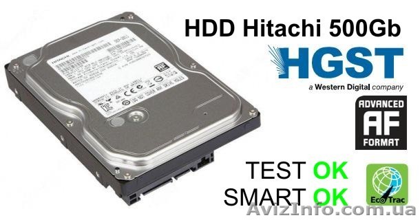 Жесткий диск, HDD Hitachi 500Gb, 32Mb, 7200, SATA III   - <ro>Изображение</ro><ru>Изображение</ru> #1, <ru>Объявление</ru> #1063813