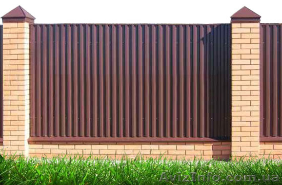 Заборы из профнастилаа - <ro>Изображение</ro><ru>Изображение</ru> #1, <ru>Объявление</ru> #1089590