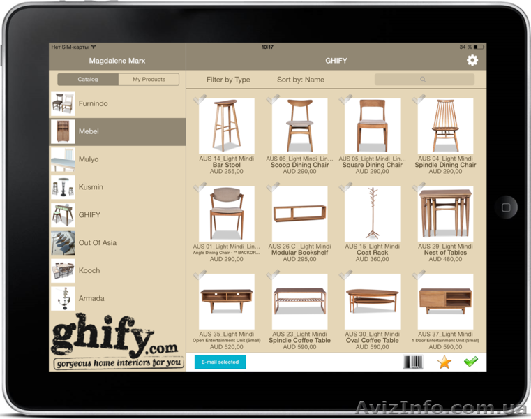 Мобильный каталог товаров и услуг на iPad или Android планшетах - <ro>Изображение</ro><ru>Изображение</ru> #1, <ru>Объявление</ru> #1086607