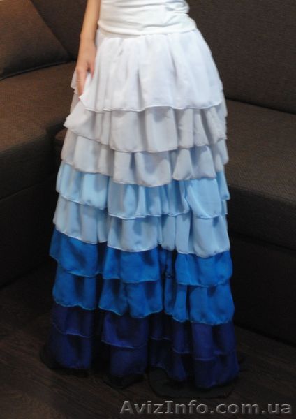 Продам пышную шифоновую юбку - <ro>Изображение</ro><ru>Изображение</ru> #1, <ru>Объявление</ru> #1190866