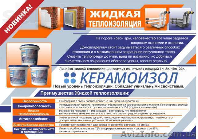 "КЕРАМОИЗОЛ"- это жидкая теплоизоляция как всего дома так и отдельных его частей - <ro>Изображение</ro><ru>Изображение</ru> #1, <ru>Объявление</ru> #1255669