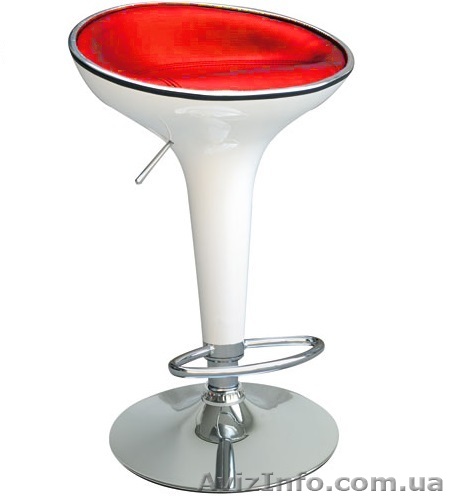 Высокий барный стул, табурет, высокий, кожзам, пластиковый Марио - <ro>Изображение</ro><ru>Изображение</ru> #1, <ru>Объявление</ru> #1267197