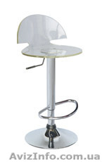 Табурет Мода барный акриловый, цвет прозрачный - <ro>Изображение</ro><ru>Изображение</ru> #1, <ru>Объявление</ru> #1270678