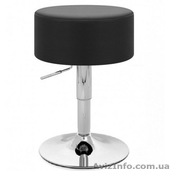 Пуфик мягкий Norman, цвет белый, кожзам - <ro>Изображение</ro><ru>Изображение</ru> #1, <ru>Объявление</ru> #1273218