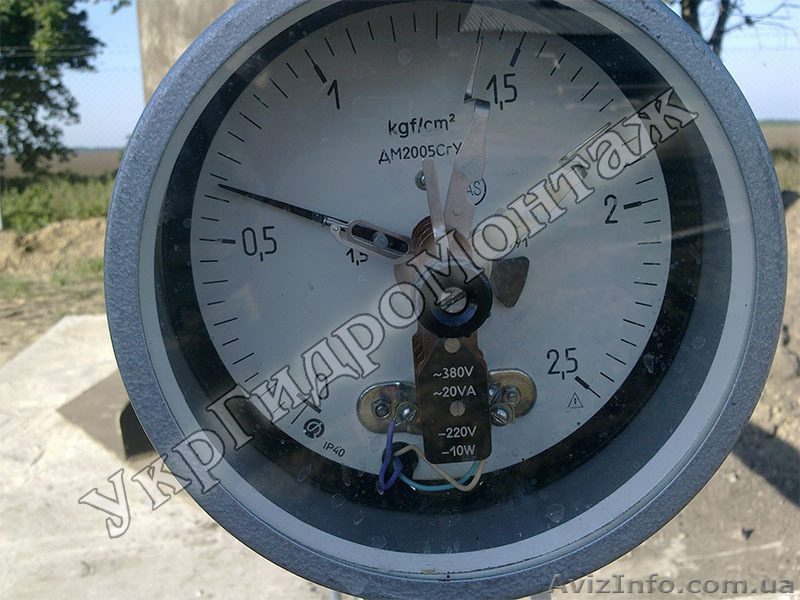 Электроконтактный манометр (ЭКМ) для водонапорных башен, цена, описание, Доставк - <ro>Изображение</ro><ru>Изображение</ru> #1, <ru>Объявление</ru> #1391512