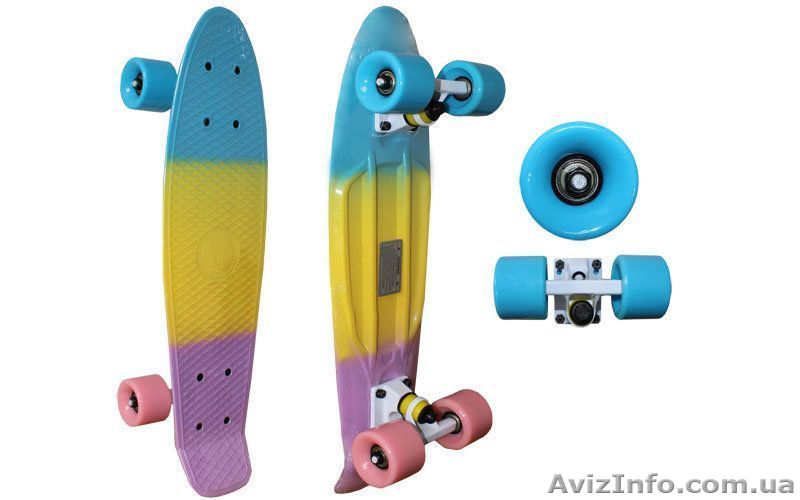 Скейтборд/скейт Penny Board Fades Градиент - <ro>Изображение</ro><ru>Изображение</ru> #1, <ru>Объявление</ru> #1416073