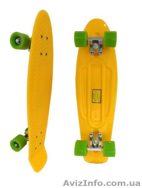 Скейт Longboard Penny желтый 28 - <ro>Изображение</ro><ru>Изображение</ru> #1, <ru>Объявление</ru> #1416075