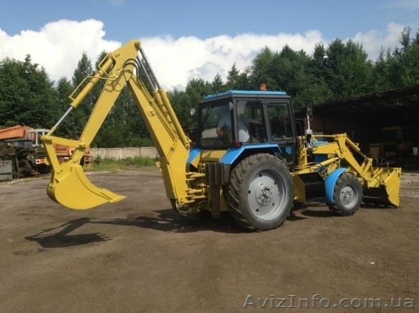 Услуги экскаватора-фронтального погрузчика МТЗ-82 по Днепропетровску и области.  - <ro>Изображение</ro><ru>Изображение</ru> #1, <ru>Объявление</ru> #1439614
