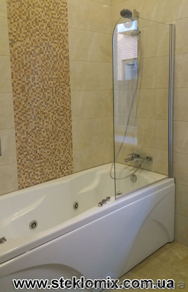 Стеклянные шторки для ванной от производителя - <ro>Изображение</ro><ru>Изображение</ru> #1, <ru>Объявление</ru> #1456425