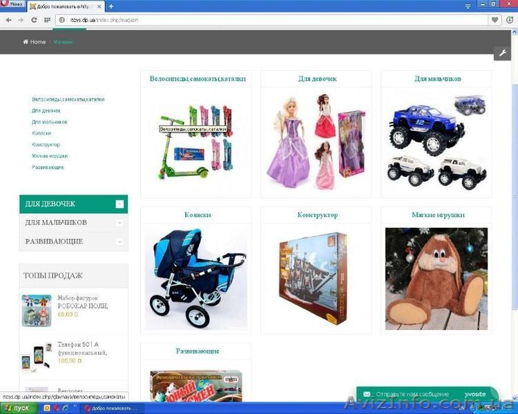 Продам Интернет-магазин детских игрушек - <ro>Изображение</ro><ru>Изображение</ru> #1, <ru>Объявление</ru> #1482789