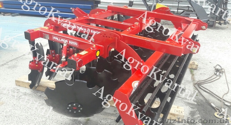 Борона ДИСКОВА ПАЛЛАДА 3200-01 (БДП-3200-01) прицепного типа, диаметр диска 660  - <ro>Изображение</ro><ru>Изображение</ru> #1, <ru>Объявление</ru> #1492003