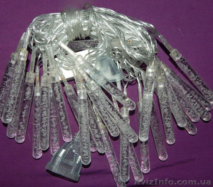 Гирлянда оптом: мультиколор, динамический режим работы, диоды в форме сосульки - <ro>Изображение</ro><ru>Изображение</ru> #1, <ru>Объявление</ru> #1493532