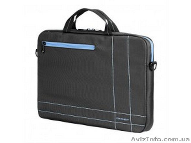 Сумка для ноутбука CC-201-GB Диагональ 15.6 (серосиняя) ТМ CONTINENT - <ro>Изображение</ro><ru>Изображение</ru> #1, <ru>Объявление</ru> #1571987
