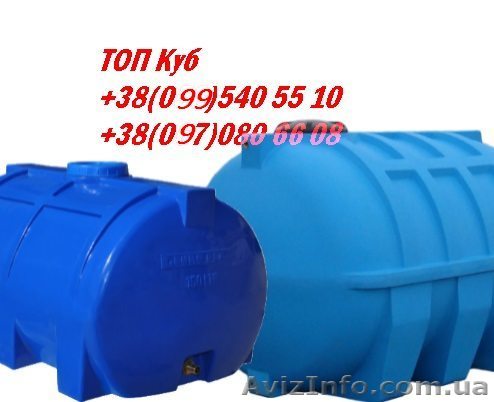 Емкость для воды горизонтальная полиэтиленовая - <ro>Изображение</ro><ru>Изображение</ru> #1, <ru>Объявление</ru> #1570286