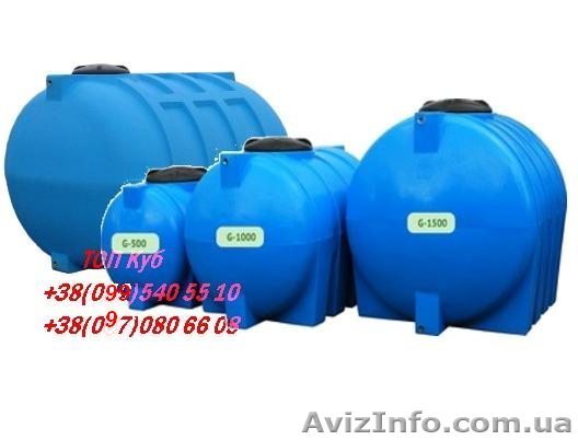 Горизонтальные резервуары для воды пластиковые - <ro>Изображение</ro><ru>Изображение</ru> #1, <ru>Объявление</ru> #1570290