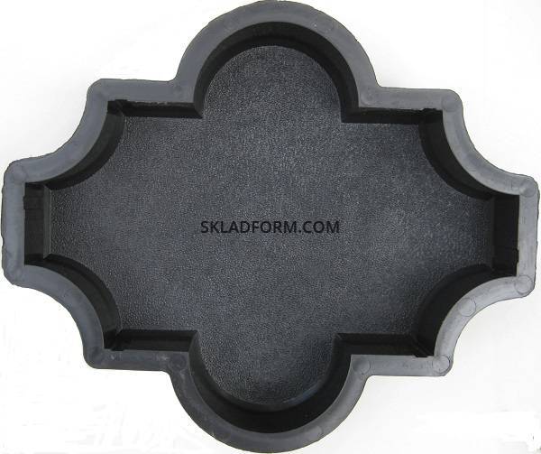 Формы для тротуарной плитки Клевер шагрень 4,5 см - <ro>Изображение</ro><ru>Изображение</ru> #1, <ru>Объявление</ru> #1644866