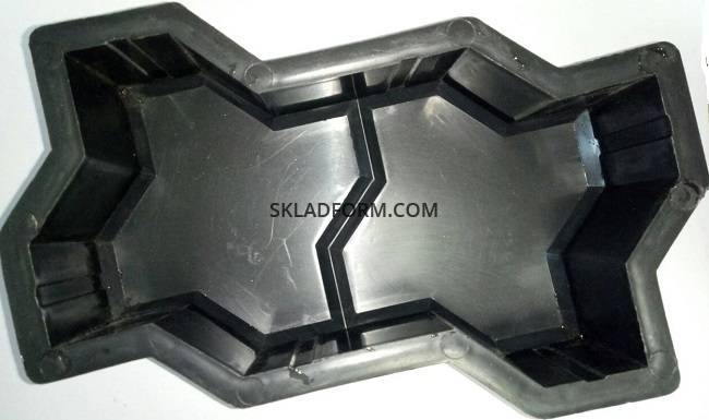 Формы для тротуарной плитки Волна с перегородкой - <ro>Изображение</ro><ru>Изображение</ru> #1, <ru>Объявление</ru> #1644897