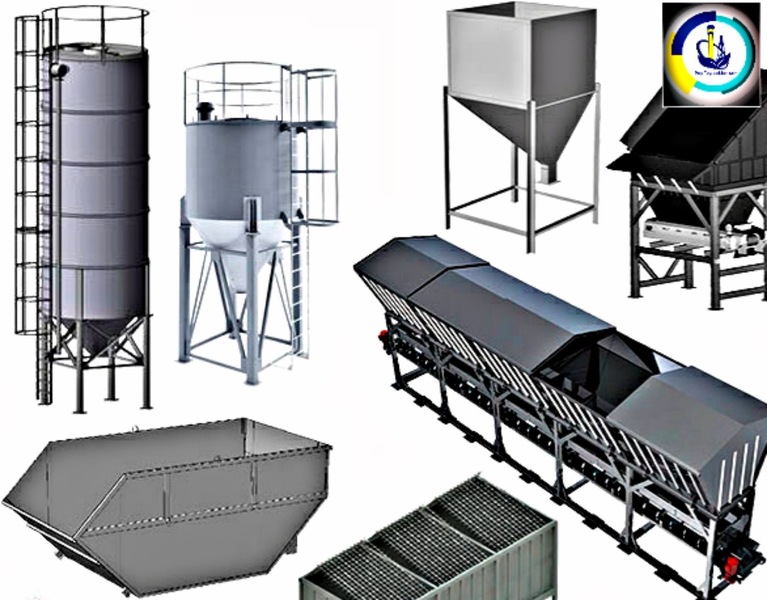 Накопительный бункер для мусора, изготовление бункера для сыпучих - <ro>Изображение</ro><ru>Изображение</ru> #1, <ru>Объявление</ru> #1672865