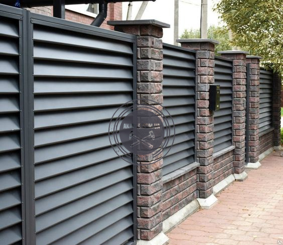 Заборы и ворота -жалюзи из металлических ламелей - <ro>Изображение</ro><ru>Изображение</ru> #1, <ru>Объявление</ru> #1715613