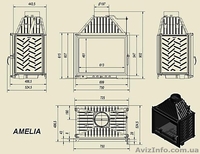 Каминная топка Kratki Amelia 25 кВт и печь K9-8 кВт - <ro>Изображение</ro><ru>Изображение</ru> #4, <ru>Объявление</ru> #805702